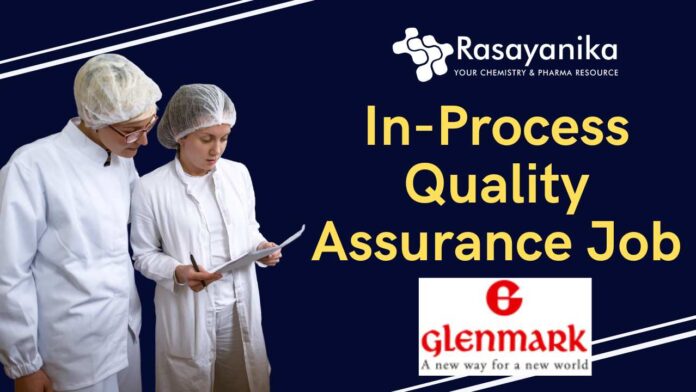 Glenmark IPQA Officer Job in Nashik B.PharmM.Pharm Apply