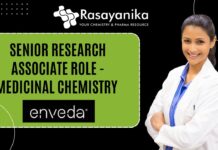 Senior Research Associate Role - Medicinal Chemistry at Enveda
