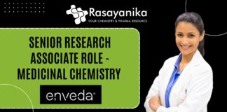 Senior Research Associate Role - Medicinal Chemistry at Enveda