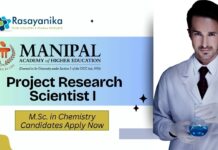 Pharma Job at MIT as Project Research Scientist I (JRF) Role. M.Sc. in Chemistry Candidates Apply Now