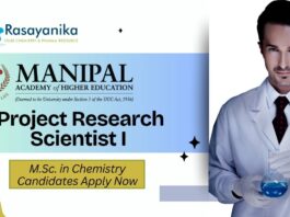 Pharma Job at MIT as Project Research Scientist I (JRF) Role. M.Sc. in Chemistry Candidates Apply Now