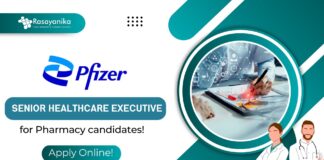 Pfizer Pharma Job as Senior Healthcare Executive - Apply online!