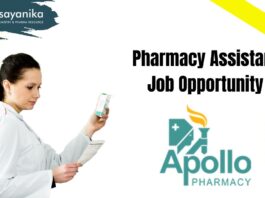Pharmacy Assistant Job Opportunity