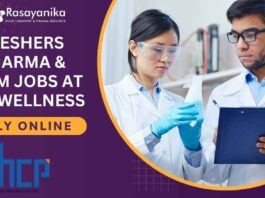 Freshers Pharma & Chem Jobs at HCP Wellness - Apply Online