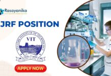 JRF Position at VIT for Food Packaging Research Using Banana Peels- B. Pharm Graduates Apply Now!