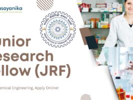 Junior Research Fellow (JRF) - at IIT Roorkee, MSc Chemical Engineering, Apply Online!