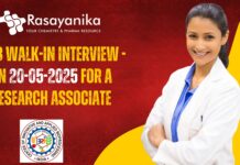CIAB Walk-In Interview - on 20-05-2025 for a Research Associate