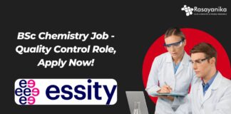 BSc Chemistry Job - Quality Control Role, Apply Now!