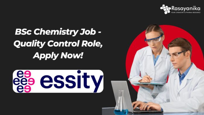 BSc Chemistry Job - Quality Control Role, Apply Now!