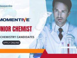 Momentive Junior Chemist Job for M.Sc Chemistry - Apply Now!