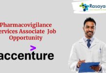 Pharmacovigilance Services Associate Job Opportunity