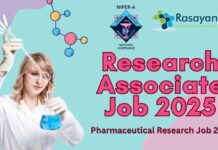 NIPER Ahmedabad Hiring Research Associate Job 2025 – Apply Now