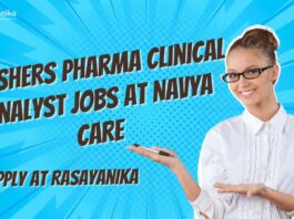 Freshers Pharma Clinical Analyst Jobs at Navya Care
