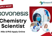 Novonesis Chemistry Scientist Jobs - MSc & PhD Apply Online