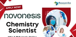 Novonesis Chemistry Scientist Jobs - MSc & PhD Apply Online