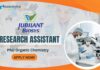 Jubilant PhD Organic Chemistry Job as a Research Scientist!