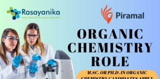 Organic Chemistry Role at Piramal Group Apply in Navi Mumbai