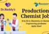 Production Chemist Job at Dr. Reddy’s – Apply in Hyderabad