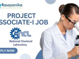 _Project Associate-I Job at CSIR-NCL MSc in Organic Chemistry Candidates Apply by 8 May 2025