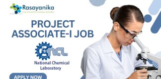 _Project Associate-I Job at CSIR-NCL MSc in Organic Chemistry Candidates Apply by 8 May 2025
