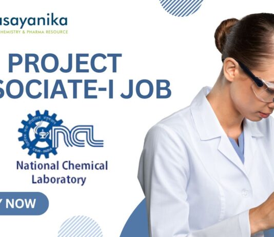 _Project Associate-I Job at CSIR-NCL MSc in Organic Chemistry Candidates Apply by 8 May 2025