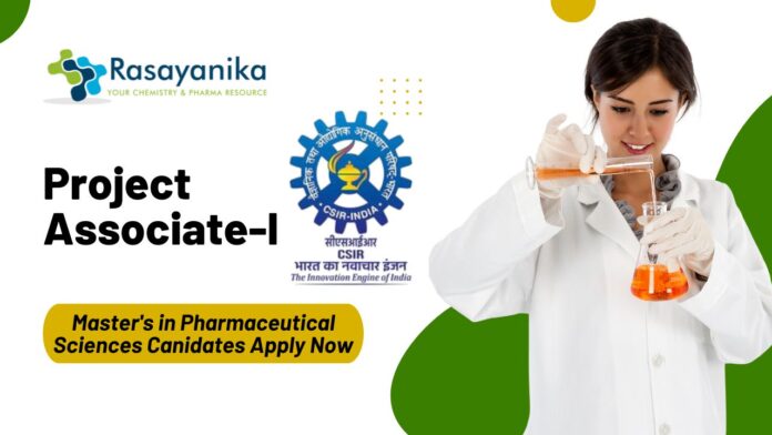 Project Associate-I Role at CSIR-IMTECH | Pharma Candidates Apply Now