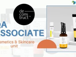 QA Associate –at Deconstruct, Cosmetics & Skincare unit, Apply Online!