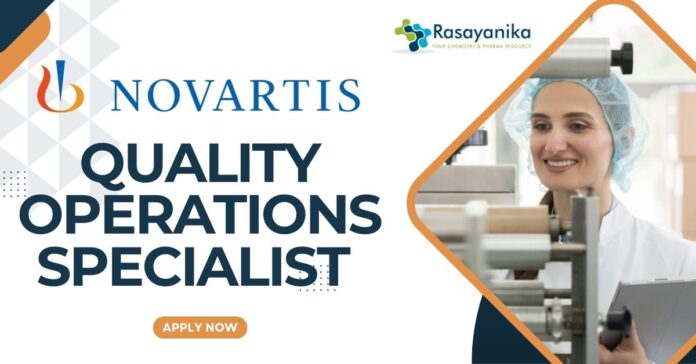 Quality Operations Specialist at Novartis, Apply online!