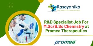 R&D Specialist Job - at Promea Therapeutics