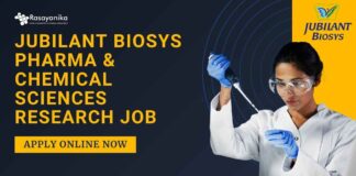 Jubilant Biosys Research Job
