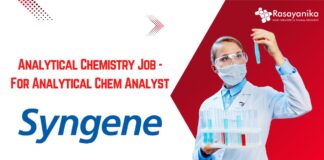 Analytical Chemistry Job - For Analytical Chem Analyst
