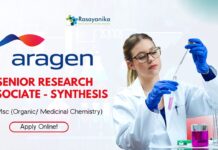 Aragen Research Associate Job for MSc Chemistry - Apply Now!