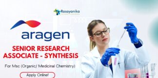 Aragen Research Associate Job for MSc Chemistry - Apply Now!
