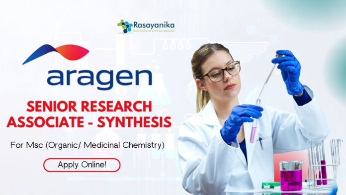 Aragen Research Associate Job for MSc Chemistry - Apply Now!