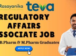 Regulatory Affairs Associate Job