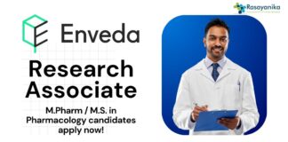 Research Associate at Enveda, M.Pharm M.S. in Pharmacology candidates apply now!