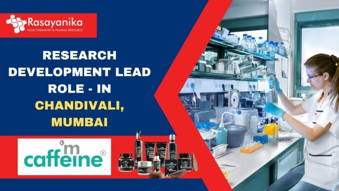 Research Development Lead Role - in Chandivali, Mumbai