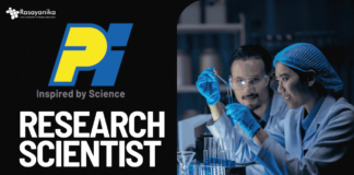 Research Scientist - PI Industries, MScPhD in chemistry candidates can Apply!