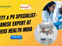 Safety & PV Specialist- Japanese Expert At Syneos Health India