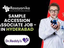 Sample Accession Associate Job - in Hyderabad