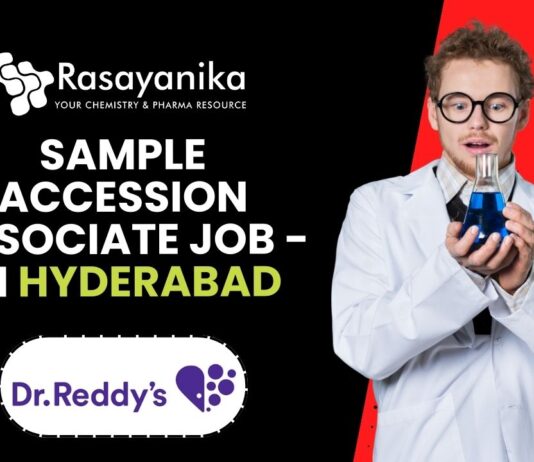 Sample Accession Associate Job - in Hyderabad