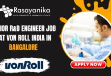 Senior R&D Engineer Job - at Von Roll