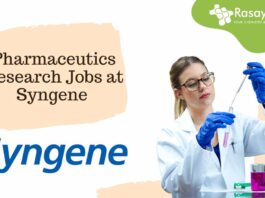 Pharmaceutics Research Jobs at Syngene