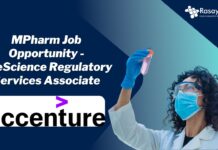 MPharm Job Opportunity - LifeScience Regulatory Services Associate