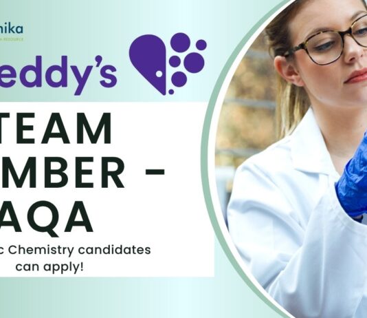 Team Member - AQA at Dr. Reddy's, BScMSc Chemistry candidates can apply!