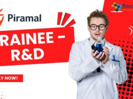 Trainee - R&D at Piramal, Master's in Chemistry Organic Chemistry candidates can apply now!