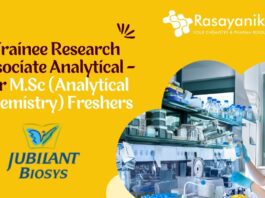 Trainee Research Associate Analytical