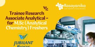 Trainee Research Associate Analytical