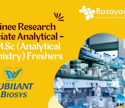 Trainee Research Associate Analytical