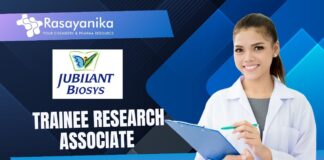 Trainee Research Associate at Jubilant Biosys – Freshers' Pharma Jobs 